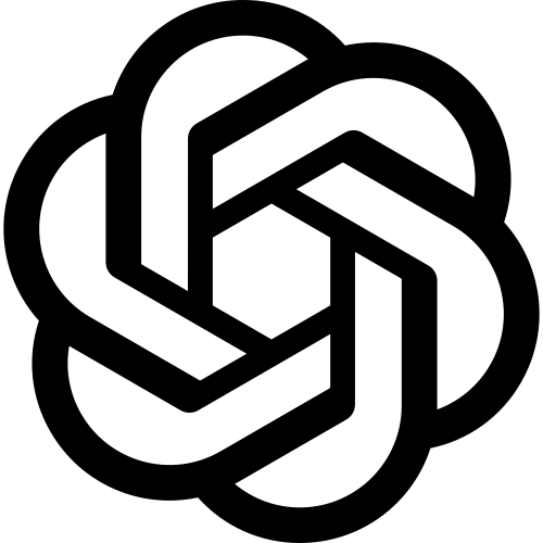 Logo de l'intelligence artificielle chatgpt.